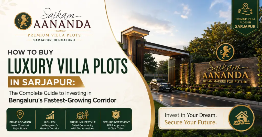 How to Buy Luxury Villa Plots in Sarjapur: The Complete Guide to Investing in Bengaluru's Fastest-Growing Corridor
