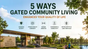 Gated community living at Saikam Aananda