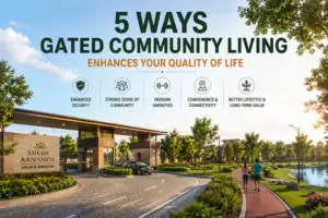 Gated community living at Saikam Aananda